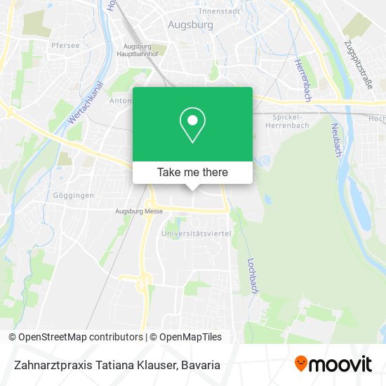Zahnarztpraxis Tatiana Klauser map