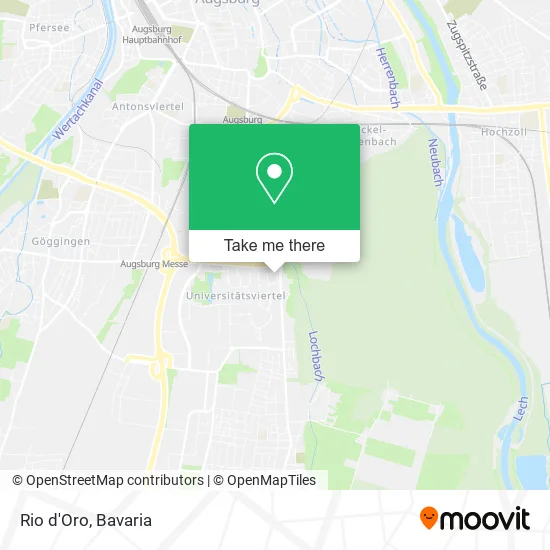 Карта Rio d'Oro