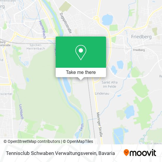 Tennisclub Schwaben Verwaltungsverein map