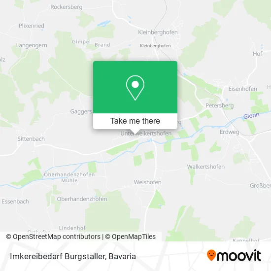 Карта Imkereibedarf Burgstaller