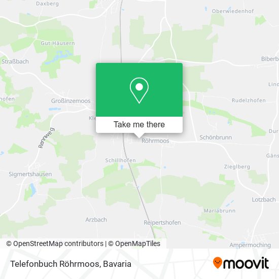 Telefonbuch Röhrmoos map