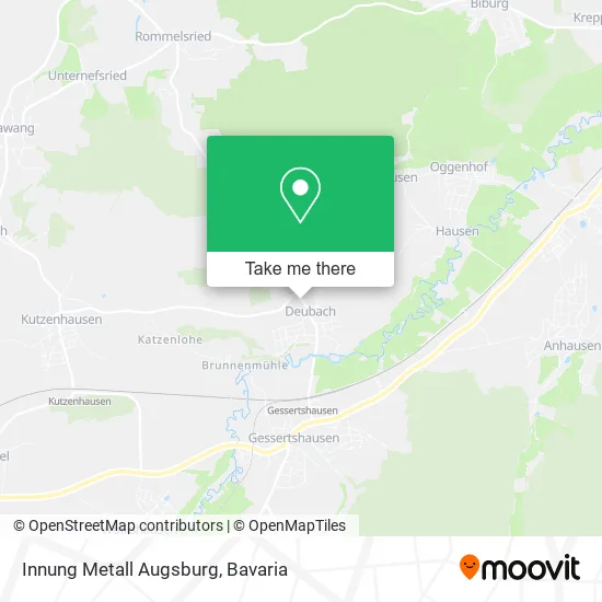 Карта Innung Metall Augsburg