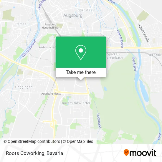 Карта Roots Coworking