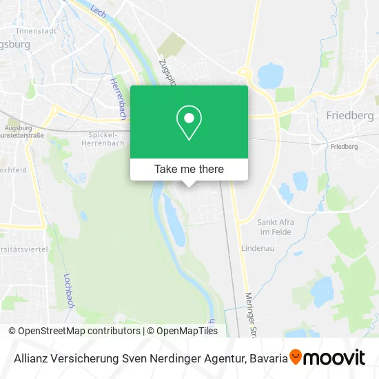 Карта Allianz Versicherung Sven Nerdinger Agentur