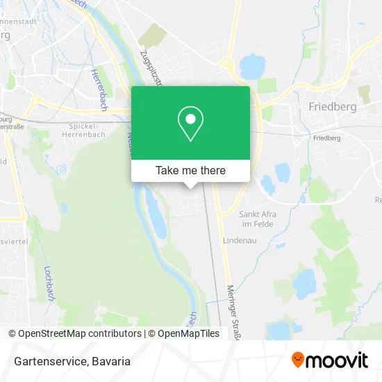 Карта Gartenservice