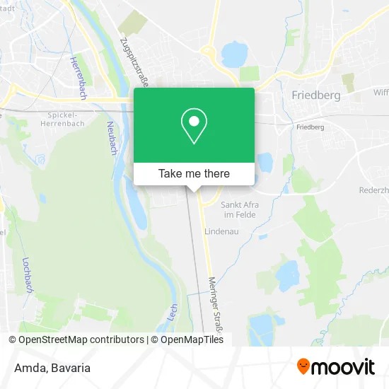 Карта Amda