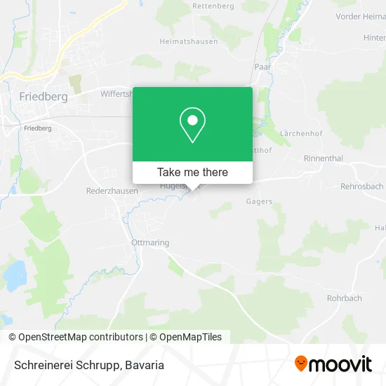 Карта Schreinerei Schrupp
