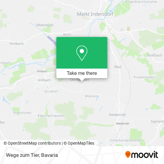 Карта Wege zum Tier