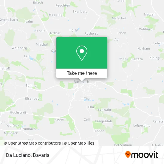 Карта Da Luciano