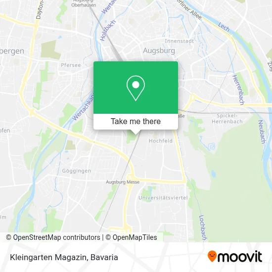 Kleingarten Magazin map