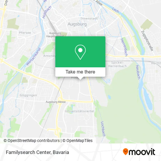 Карта Familysearch Center