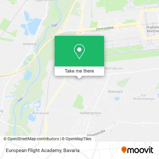 European Flight Academy map