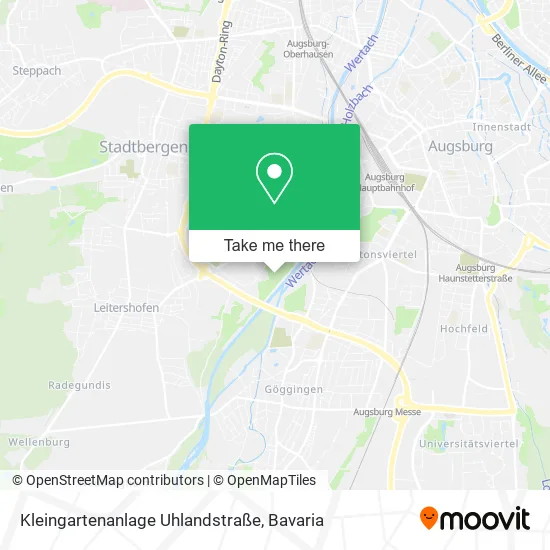 Карта Kleingartenanlage Uhlandstraße