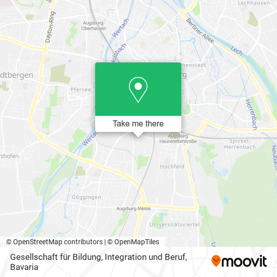Карта Gesellschaft für Bildung, Integration und Beruf