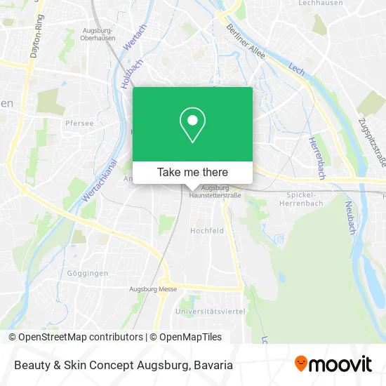 Карта Beauty & Skin Concept Augsburg