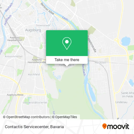 Карта Contactis Servicecenter