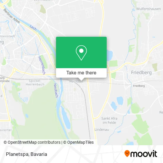 Карта Planetspa