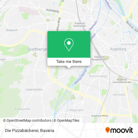 Карта Die Pizzabäckerei