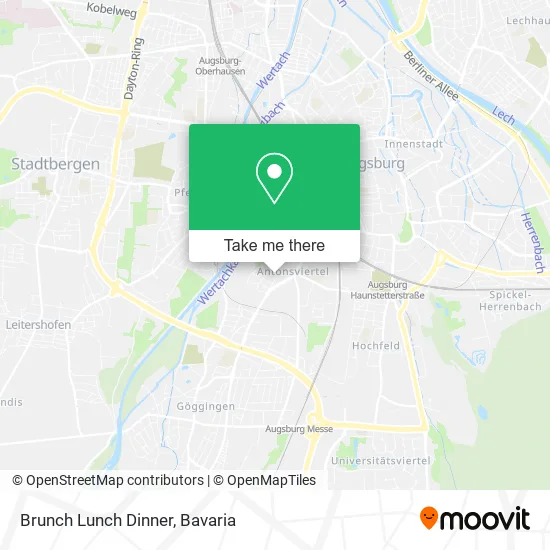 Карта Brunch Lunch Dinner