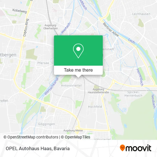Карта OPEL Autohaus Haas