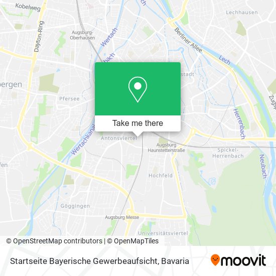 Startseite Bayerische Gewerbeaufsicht map