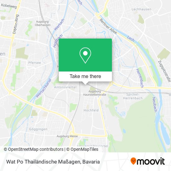 Wat Po Thailändische Maßagen map