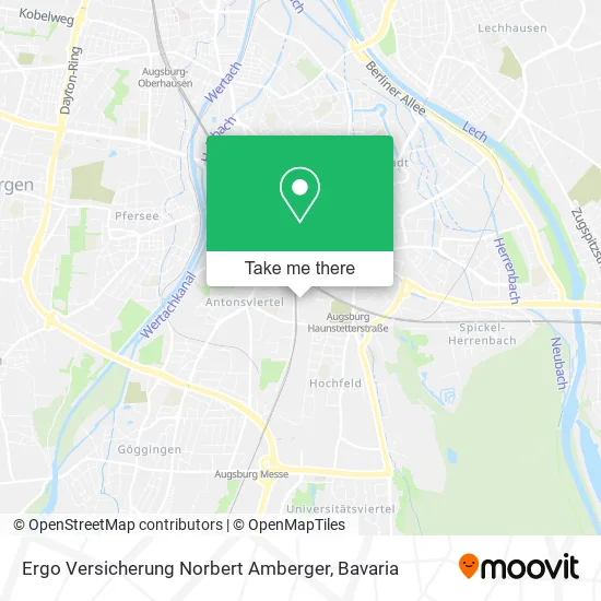 Карта Ergo Versicherung Norbert Amberger