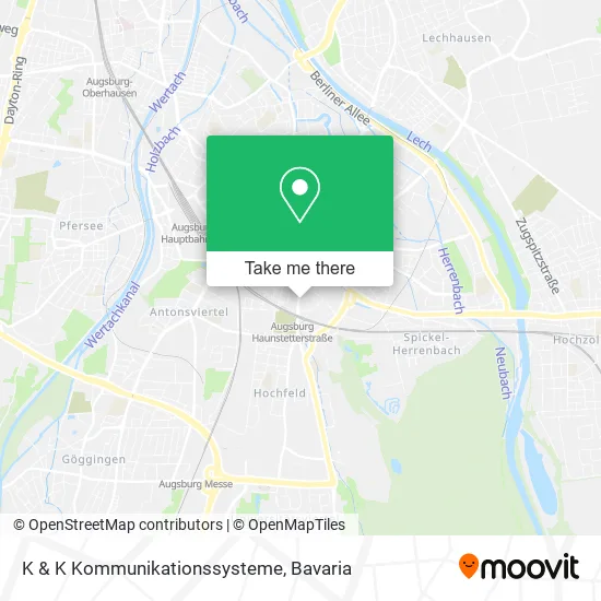 Карта K & K Kommunikationssysteme