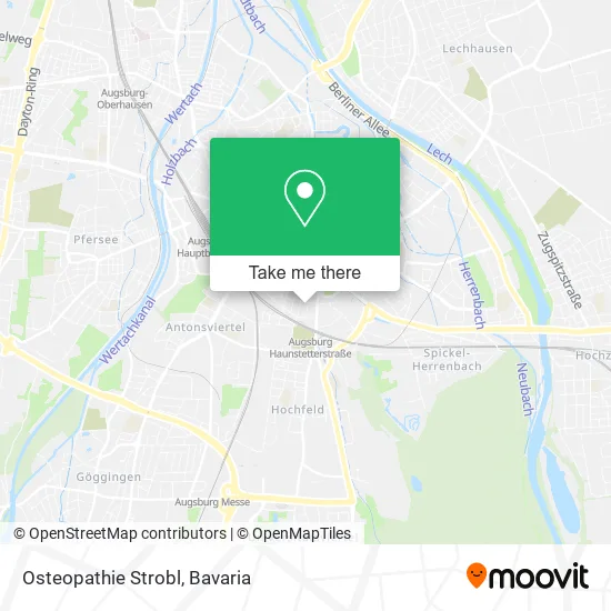 Карта Osteopathie Strobl