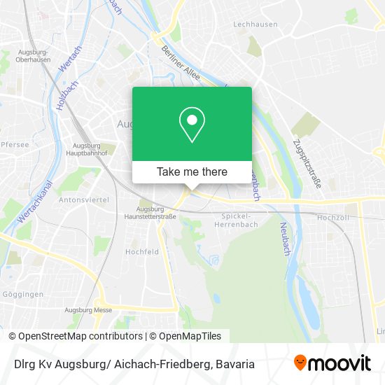 Dlrg Kv Augsburg/ Aichach-Friedberg map