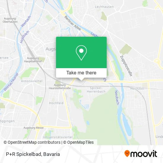 Карта P+R Spickelbad