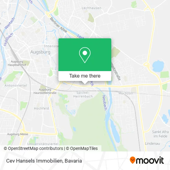 Карта Cev Hansels Immobilien