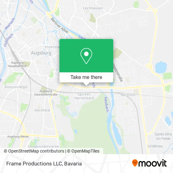 Карта Frame Productions LLC