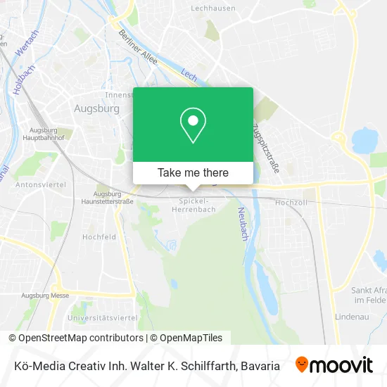 Карта Kö-Media Creativ Inh. Walter K. Schilffarth