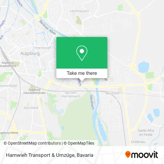 Карта Hamwieh Transport & Umzüge