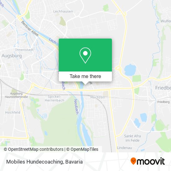 Mobiles Hundecoaching map