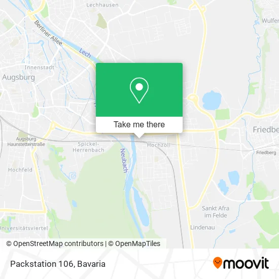 Карта Packstation 106