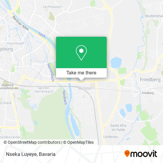 Карта Nseka Luyeye
