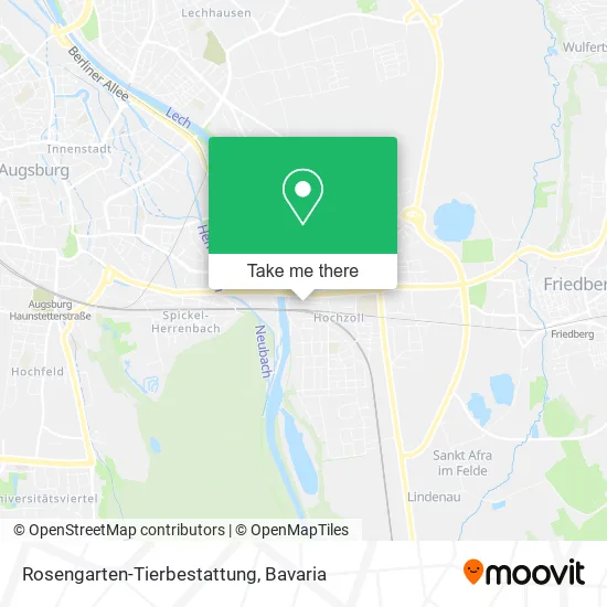 Карта Rosengarten-Tierbestattung