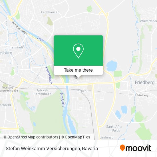 Stefan Weinkamm Versicherungen map