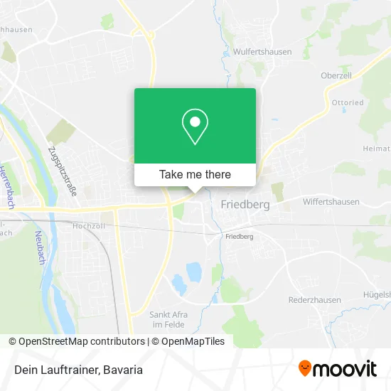 Карта Dein Lauftrainer