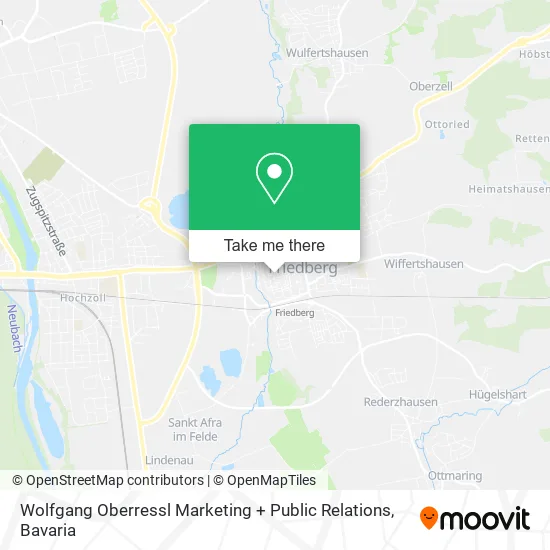 Карта Wolfgang Oberressl Marketing + Public Relations