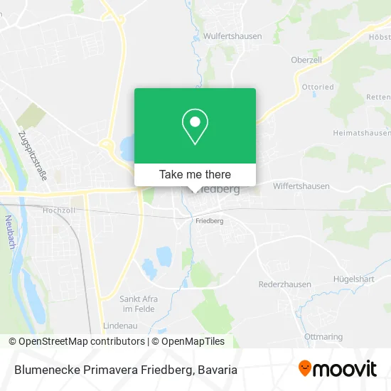 Карта Blumenecke Primavera Friedberg