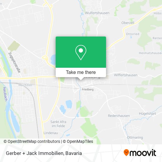 Gerber + Jack Immobilien map