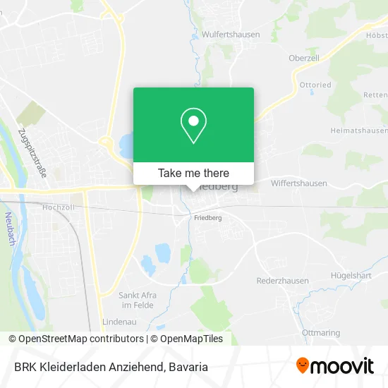 Карта BRK Kleiderladen Anziehend
