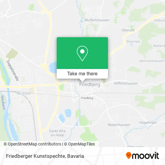 Карта Friedberger Kunstspechte