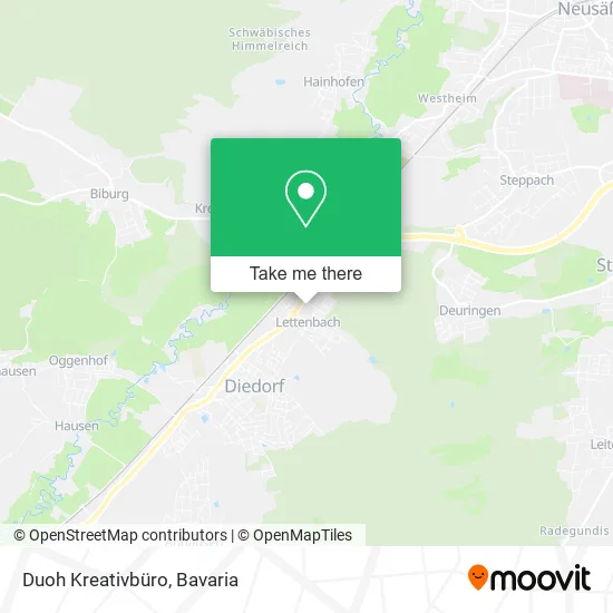 Duoh Kreativbüro map