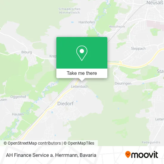 Карта AH Finance Service a. Herrmann