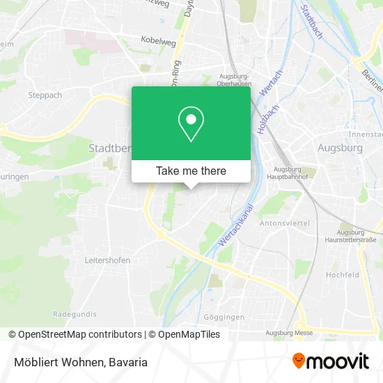 Карта Möbliert Wohnen