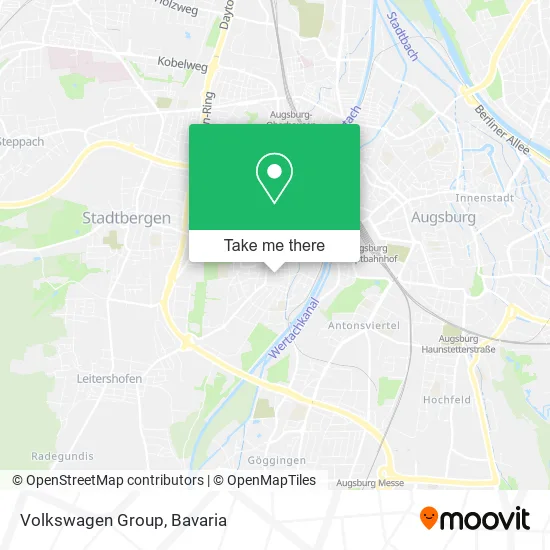 Карта Volkswagen Group